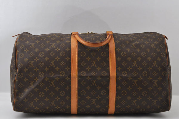 Authentic Louis Vuitton Monogram Keepall 60 Travel Boston Bag M41422 LV 3630I