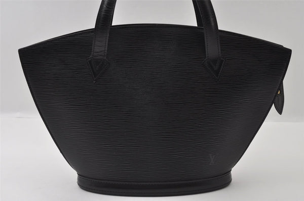 Authentic Louis Vuitton Epi Saint Jacques Hand Bag Black M52272 LV 3631I