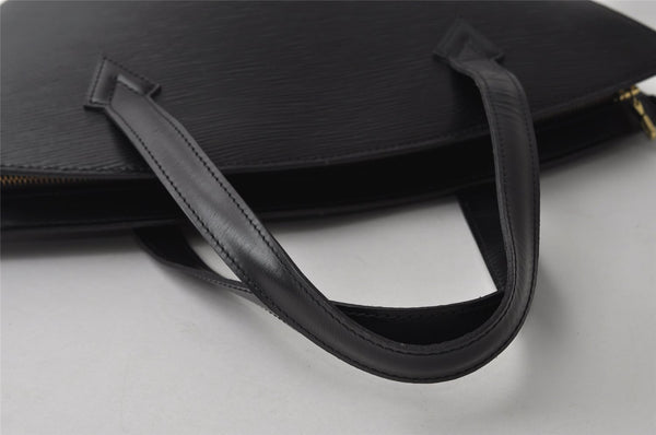 Authentic Louis Vuitton Epi Saint Jacques Hand Bag Black M52272 LV 3631I