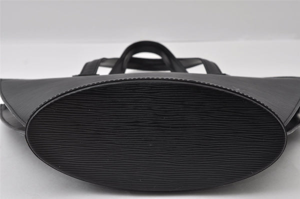Authentic Louis Vuitton Epi Saint Jacques Hand Bag Black M52272 LV 3631I