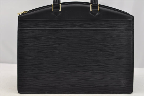 Authentic Louis Vuitton Epi Riviera Hand Bag Black M48182 LV Junk 3632I