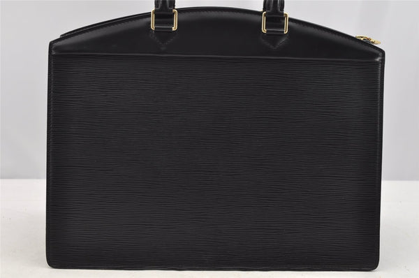 Authentic Louis Vuitton Epi Riviera Hand Bag Black M48182 LV Junk 3632I
