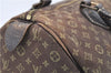 Auth LOUIS VUITTON Monogram Mini Lin Speedy 30 Hand Bag Brown M95224 LV 3635C