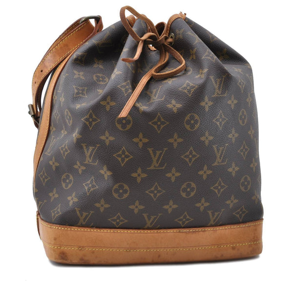 Authentic Louis Vuitton Monogram Noe Shoulder Bag M42224 LV 3639C