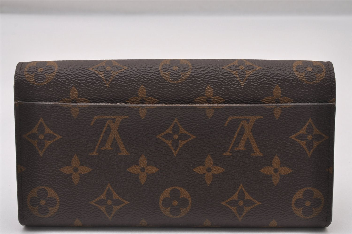 Authentic Louis Vuitton Monogram Portefeuille Sarah Long Wallet M62234 LV 3642I