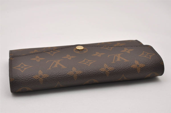 Authentic Louis Vuitton Monogram Portefeuille Sarah Long Wallet M62234 LV 3642I