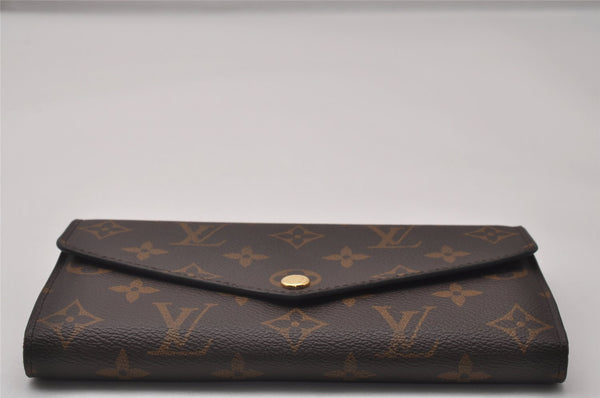 Authentic Louis Vuitton Monogram Portefeuille Sarah Long Wallet M62234 LV 3642I