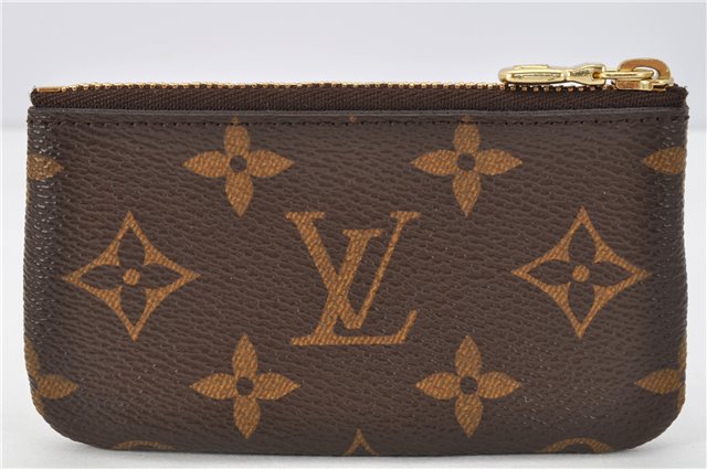 Authentic Louis Vuitton Monogram Pochette Cles Coin Purse Case M62650 Box 3643F