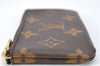 Authentic Louis Vuitton Monogram Pochette Cles Coin Purse Case M62650 Box 3643F