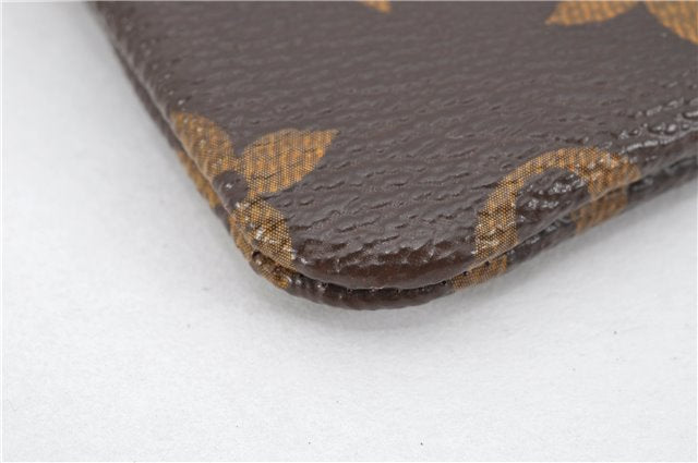 Authentic Louis Vuitton Monogram Pochette Cles Coin Purse Case M62650 Box 3643F