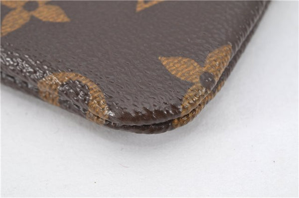 Authentic Louis Vuitton Monogram Pochette Cles Coin Purse Case M62650 Box 3643F