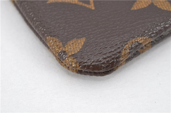 Authentic Louis Vuitton Monogram Pochette Cles Coin Purse Case M62650 Box 3643F