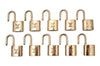 Authentic Louis Vuitton Padlock Gold 10Set LV 3643I