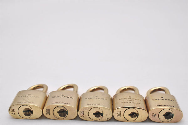 Authentic Louis Vuitton Padlock Gold 10Set LV 3643I