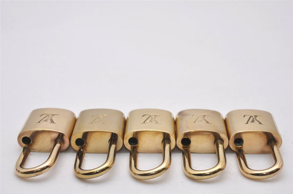 Authentic Louis Vuitton Padlock Gold 10Set LV 3643I