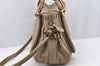 Authentic Chloe Paraty Medium 2Way Shoulder Hand Bag Leather Brown 3645I