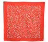 Authentic HERMES Carre 90 Scarf "Red berries" Silk Red 3646E