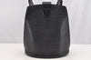 Authentic Louis Vuitton Epi Cluny Shoulder Bag Purse Black M52252 LV 3646I