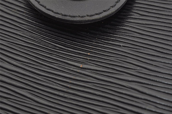 Authentic Louis Vuitton Epi Cluny Shoulder Bag Purse Black M52252 LV 3646I