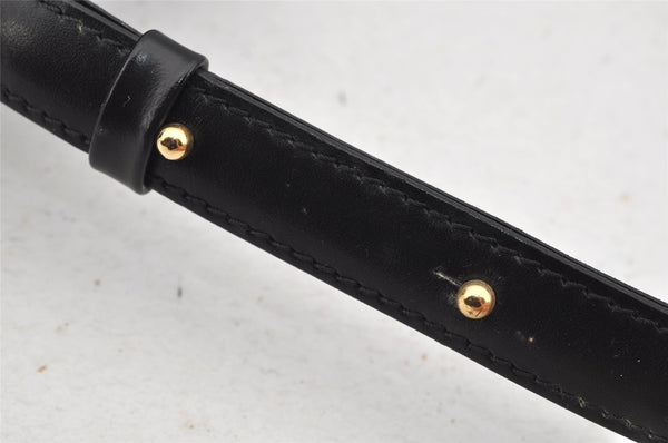 Authentic Louis Vuitton Epi Cluny Shoulder Bag Purse Black M52252 LV 3646I