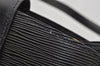Authentic Louis Vuitton Epi Cluny Shoulder Bag Purse Black M52252 LV 3646I