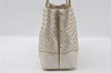 Authentic BOTTEGA VENETA Intrecciato Leather Shoulder Bag Purse White 3648I