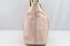 Authentic GUCCI Vintage Shoulder Tote Bag GG Canvas Leather 257304 Pink 3650I