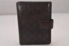 Authentic GUCCI Guccissima Vintage Notebook Cover GG Leather 115241 Brown 3652I