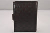 Authentic GUCCI Guccissima Vintage Notebook Cover GG Leather 115241 Brown 3652I