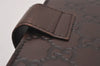 Authentic GUCCI Guccissima Vintage Notebook Cover GG Leather 115241 Brown 3652I