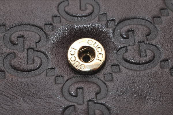 Authentic GUCCI Guccissima Vintage Notebook Cover GG Leather 115241 Brown 3652I