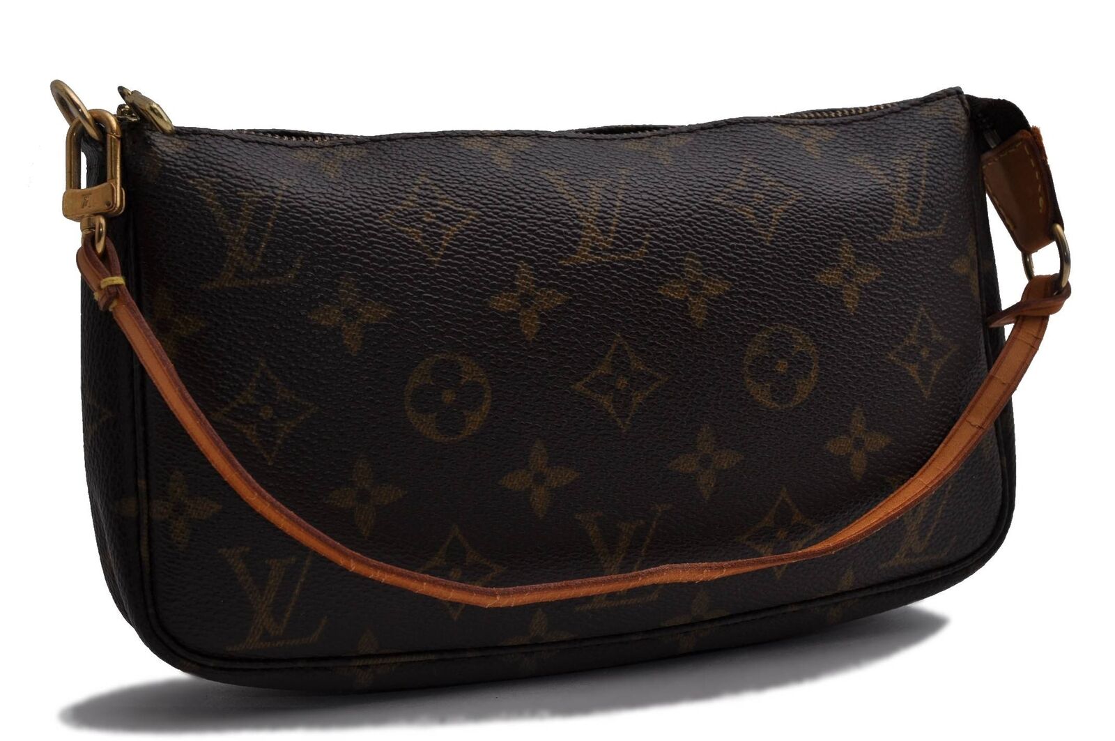 Authentic Louis Vuitton Monogram Pochette Accessoires Pouch M51980 LV Junk 3653C