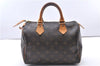 Authentic Louis Vuitton Monogram Speedy 25 Boston Hand Bag M41528 LV 3656F