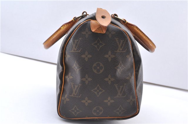 Authentic Louis Vuitton Monogram Speedy 25 Boston Hand Bag M41528 LV 3656F