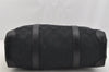 Authentic GUCCI Shoulder Hand Bag Purse GG Canvas Leather 0000851 Black 3656I