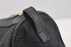 Authentic GUCCI Shoulder Hand Bag Purse GG Canvas Leather 0000851 Black 3656I