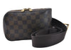 Authentic Louis Vuitton Damier Geronimos Waist Body Bag N51994 LV Junk 3657F