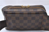 Authentic Louis Vuitton Damier Geronimos Waist Body Bag N51994 LV Junk 3657F
