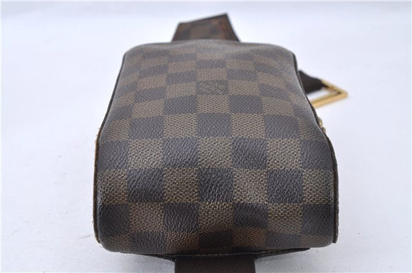 Authentic Louis Vuitton Damier Geronimos Waist Body Bag N51994 LV Junk 3657F