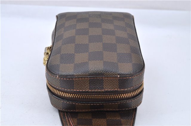 Authentic Louis Vuitton Damier Geronimos Waist Body Bag N51994 LV Junk 3657F