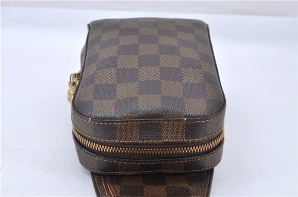 Authentic Louis Vuitton Damier Geronimos Waist Body Bag N51994 LV Junk 3657F
