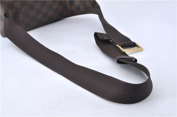 Authentic Louis Vuitton Damier Geronimos Waist Body Bag N51994 LV Junk 3657F