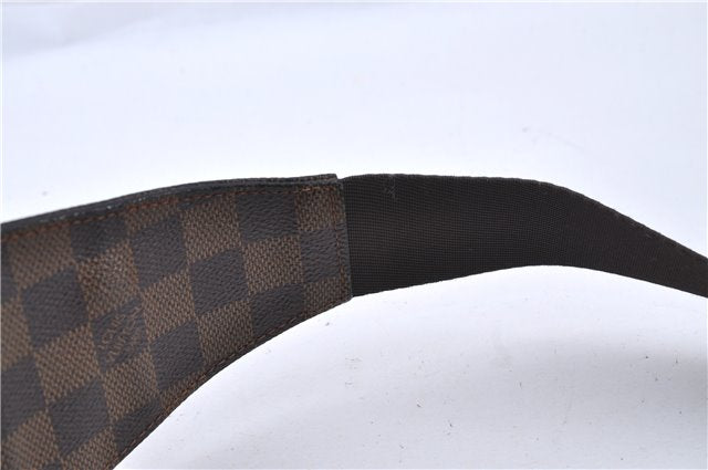 Authentic Louis Vuitton Damier Geronimos Waist Body Bag N51994 LV Junk 3657F