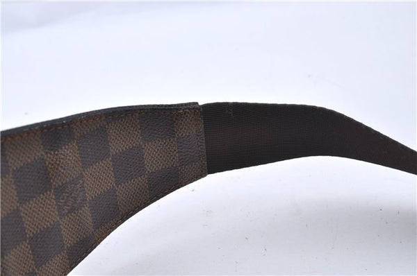 Authentic Louis Vuitton Damier Geronimos Waist Body Bag N51994 LV Junk 3657F