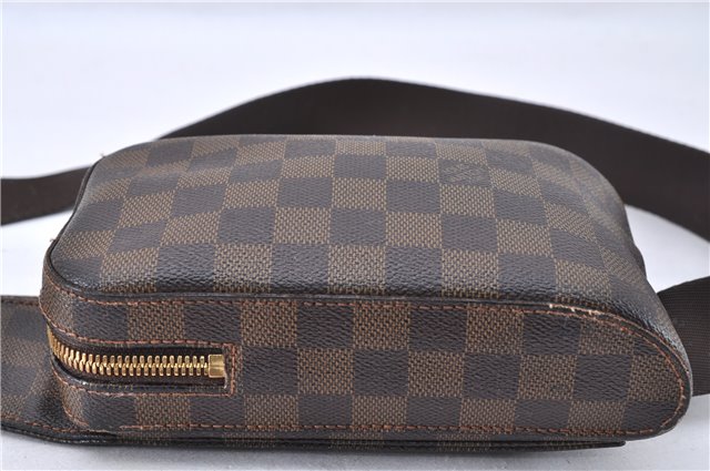 Authentic Louis Vuitton Damier Geronimos Waist Body Bag N51994 LV Junk 3657F