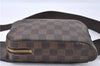 Authentic Louis Vuitton Damier Geronimos Waist Body Bag N51994 LV Junk 3657F