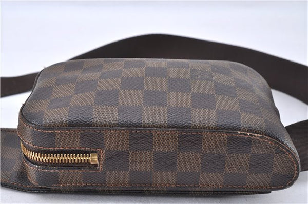 Authentic Louis Vuitton Damier Geronimos Waist Body Bag N51994 LV Junk 3657F