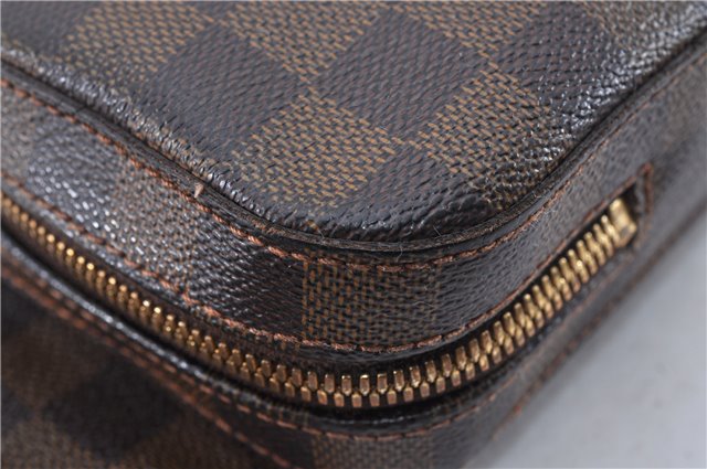Authentic Louis Vuitton Damier Geronimos Waist Body Bag N51994 LV Junk 3657F