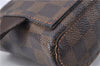 Authentic Louis Vuitton Damier Geronimos Waist Body Bag N51994 LV Junk 3657F