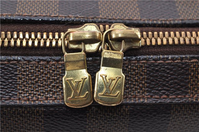 Authentic Louis Vuitton Damier Geronimos Waist Body Bag N51994 LV Junk 3657F